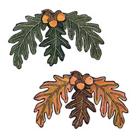 Wandaufkleber Wallies Motiv-Sticker (Cutouts) Acorn & Oak Leaves