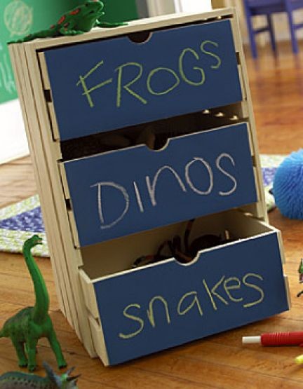 Wandaufkleber Wallies Kreidetafel blau