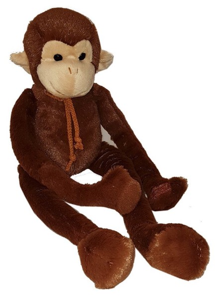 Plüschtier Affe schlenkernd, 45 cm