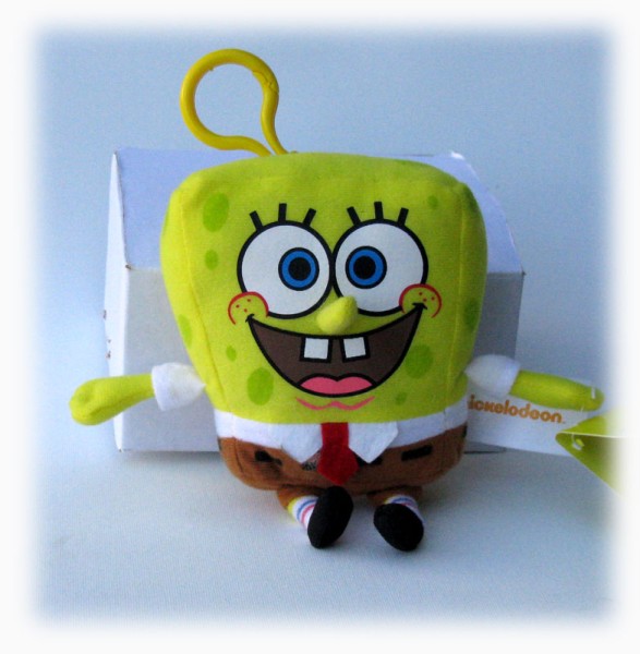 Sponge Bob mit Karabinerhaken