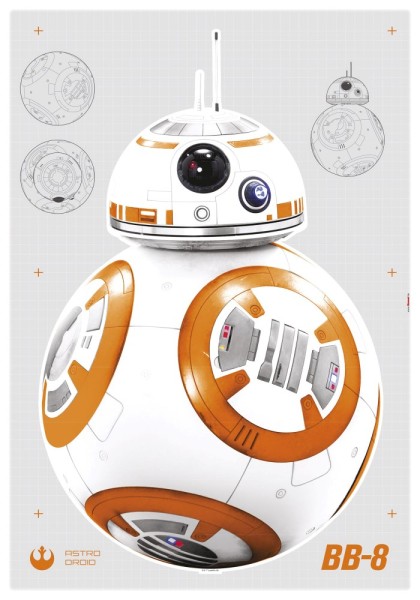 Deco-Sticker Star Wars BB-8