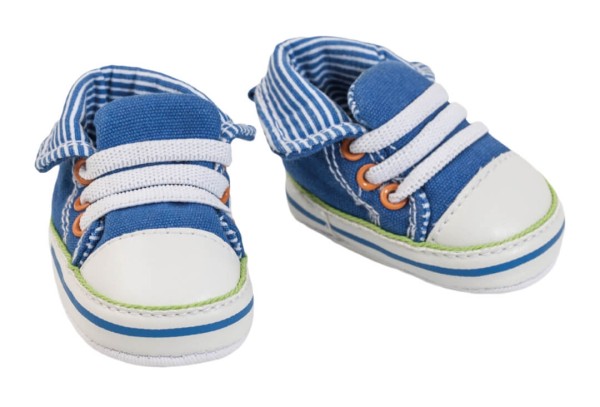Puppen-Sneakers, blau, Gr. 30-34 cm