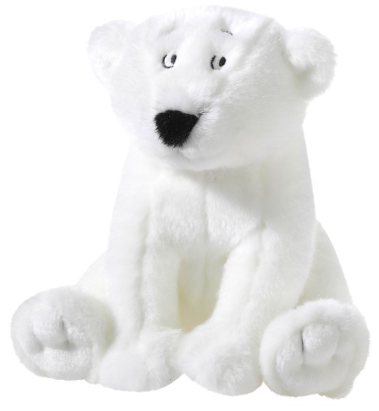 Kleiner Eisbär Lars, sitzend Grösse 25cm