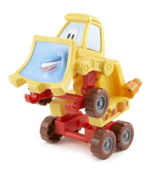 2-in-1 Robo-Auto Sortiment, Auto Shifters Vehicle, Raupe und Feuerwehr