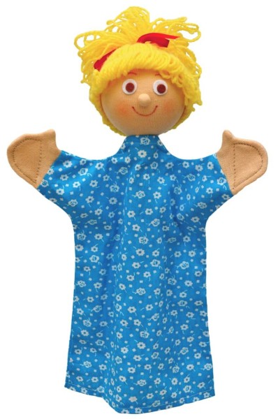 Handpuppe Mädchen, ohne Beine