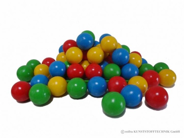 Sortiment Bälle, 60 Stück, 4 Farben