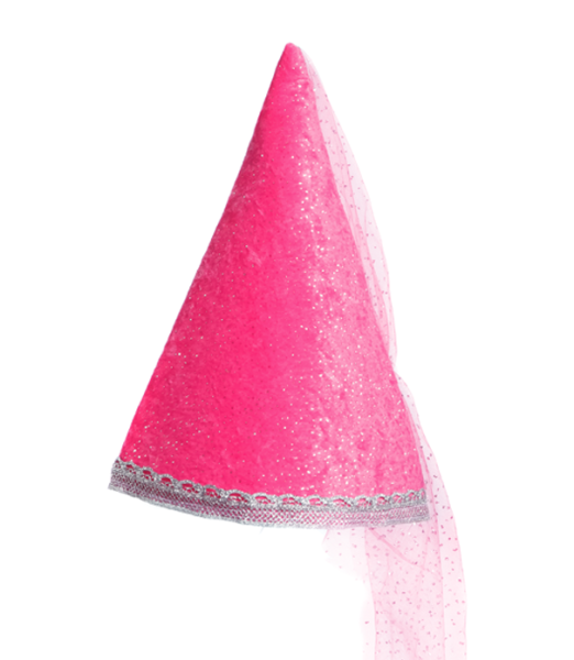 Glitzer-Prinzessinnenhut - Faschingshut für Kinder Farbe pink