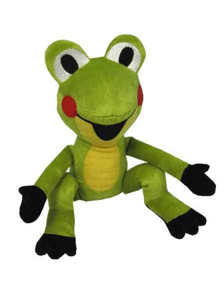 Plüschfigur Frosch aus den Geschichten mit dem kleinen Maulwurf
