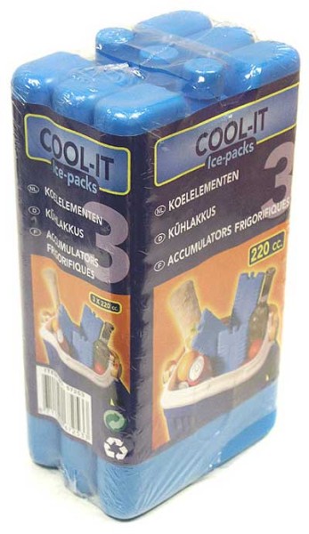 Kühltakkus 3-er-Pack (3x 220cc)