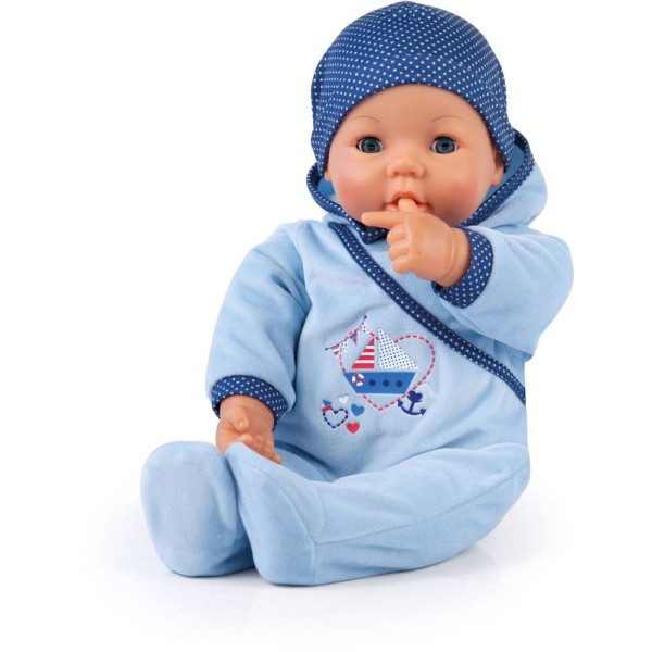 Hello Baby Funktionspuppe, Boy, blau 46cm