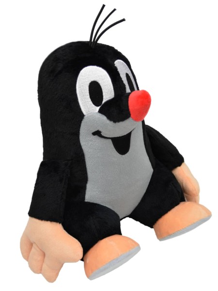 Plüschfigur Der kleine Maulwurf sitzend